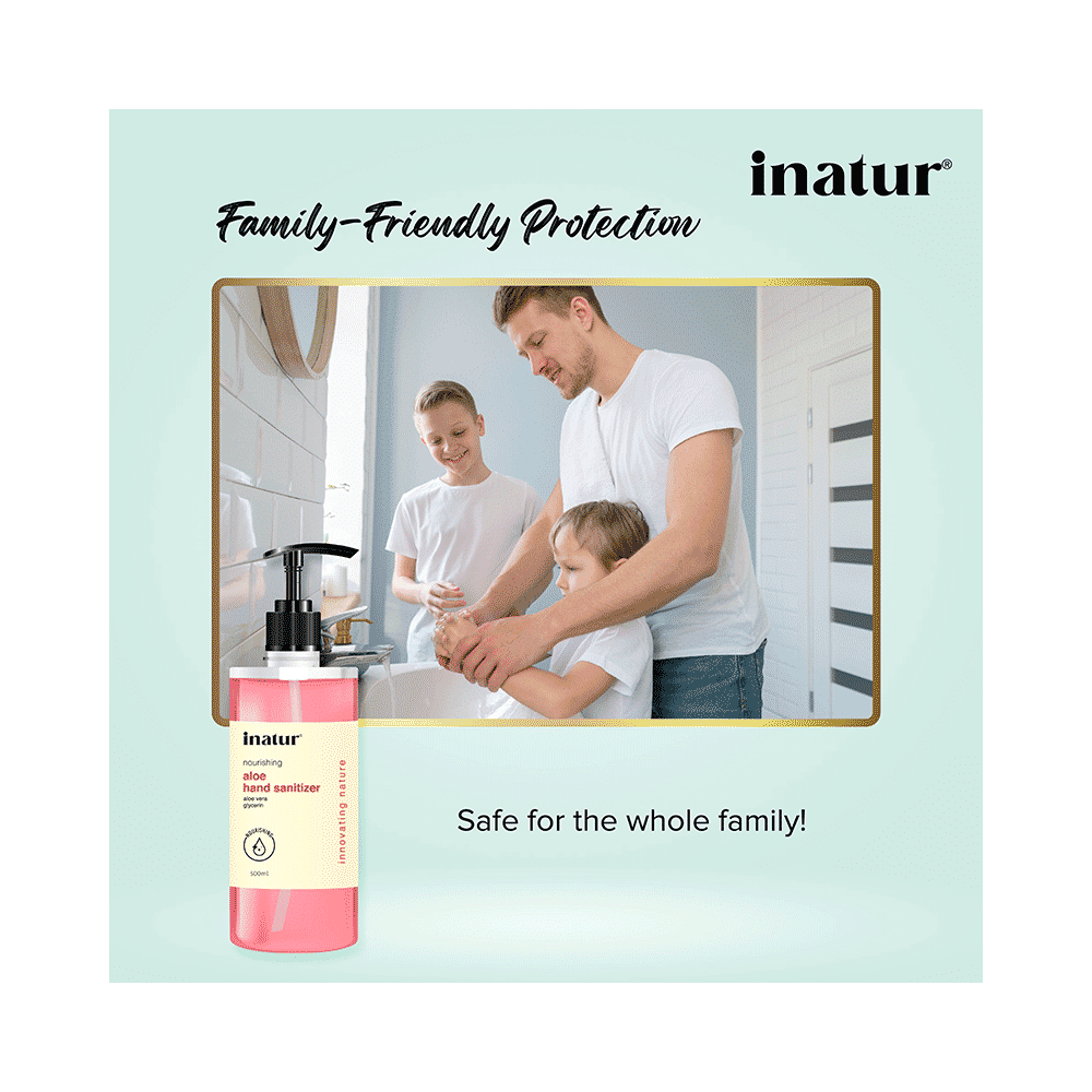 Inatur Nourishing Aloe Hand Sanitizer - Image 7