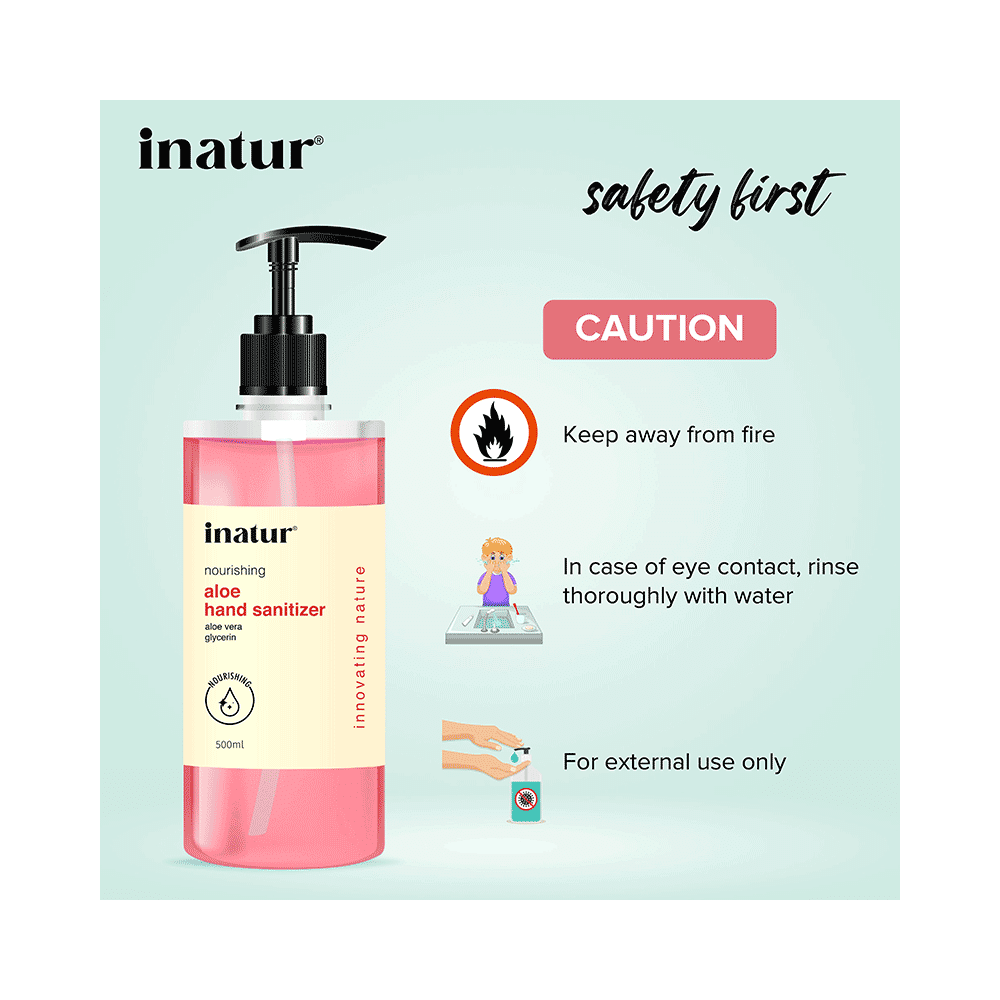Inatur Nourishing Aloe Hand Sanitizer - Image 9