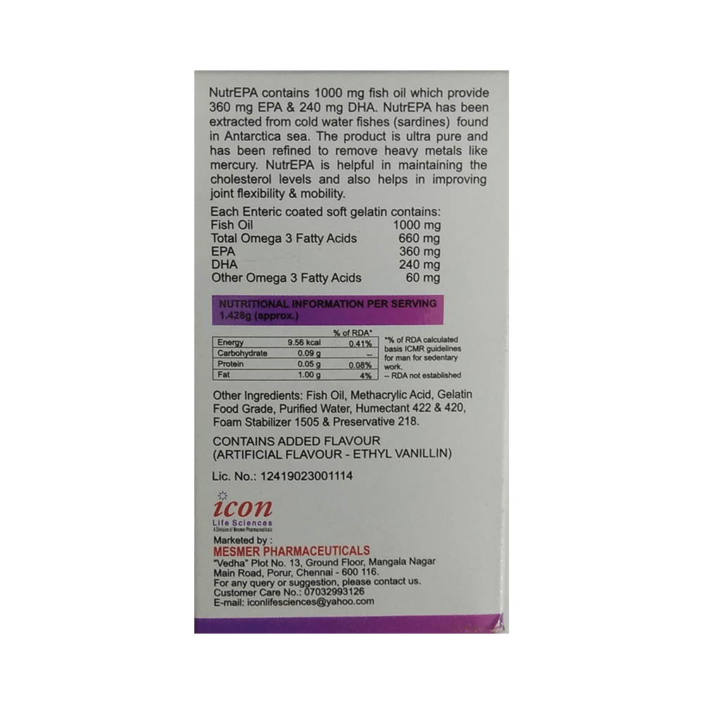 NutrEPA Soft Gelatin Capsule - Image 2