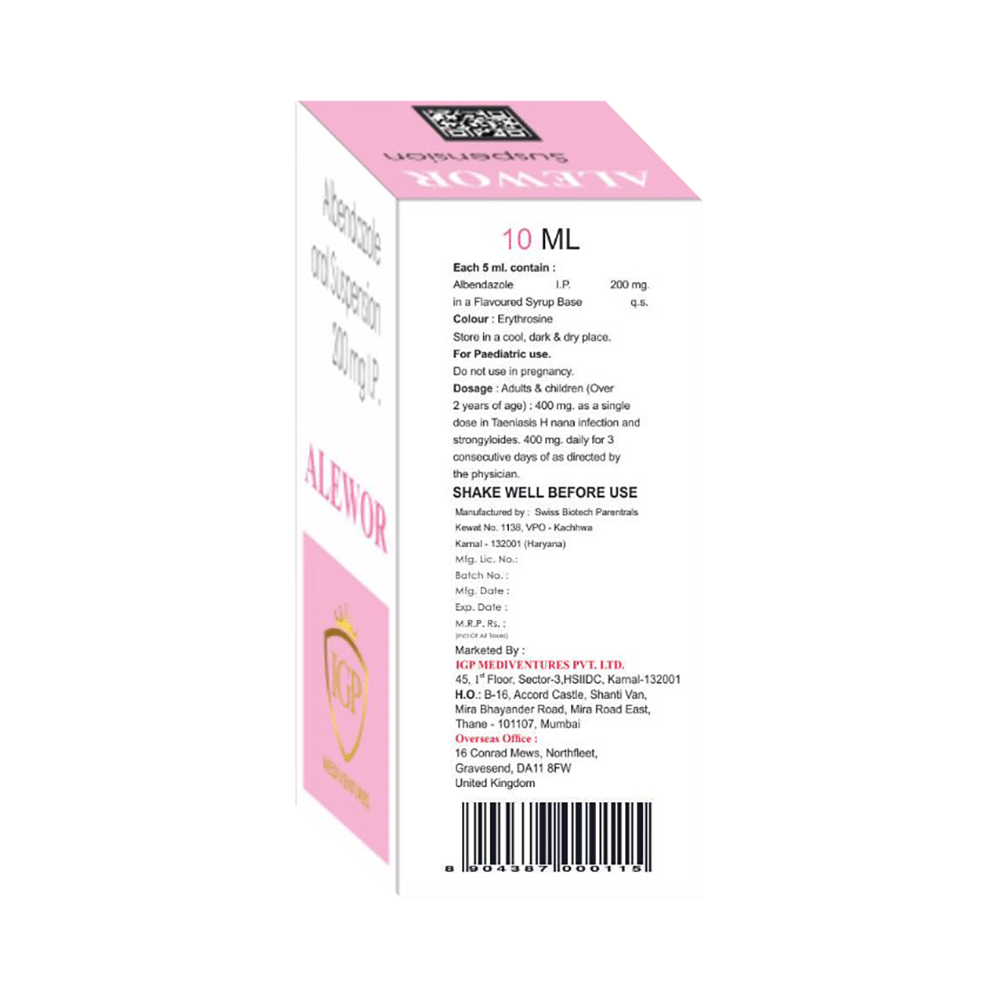 Alewor Oral Suspension - Image 2