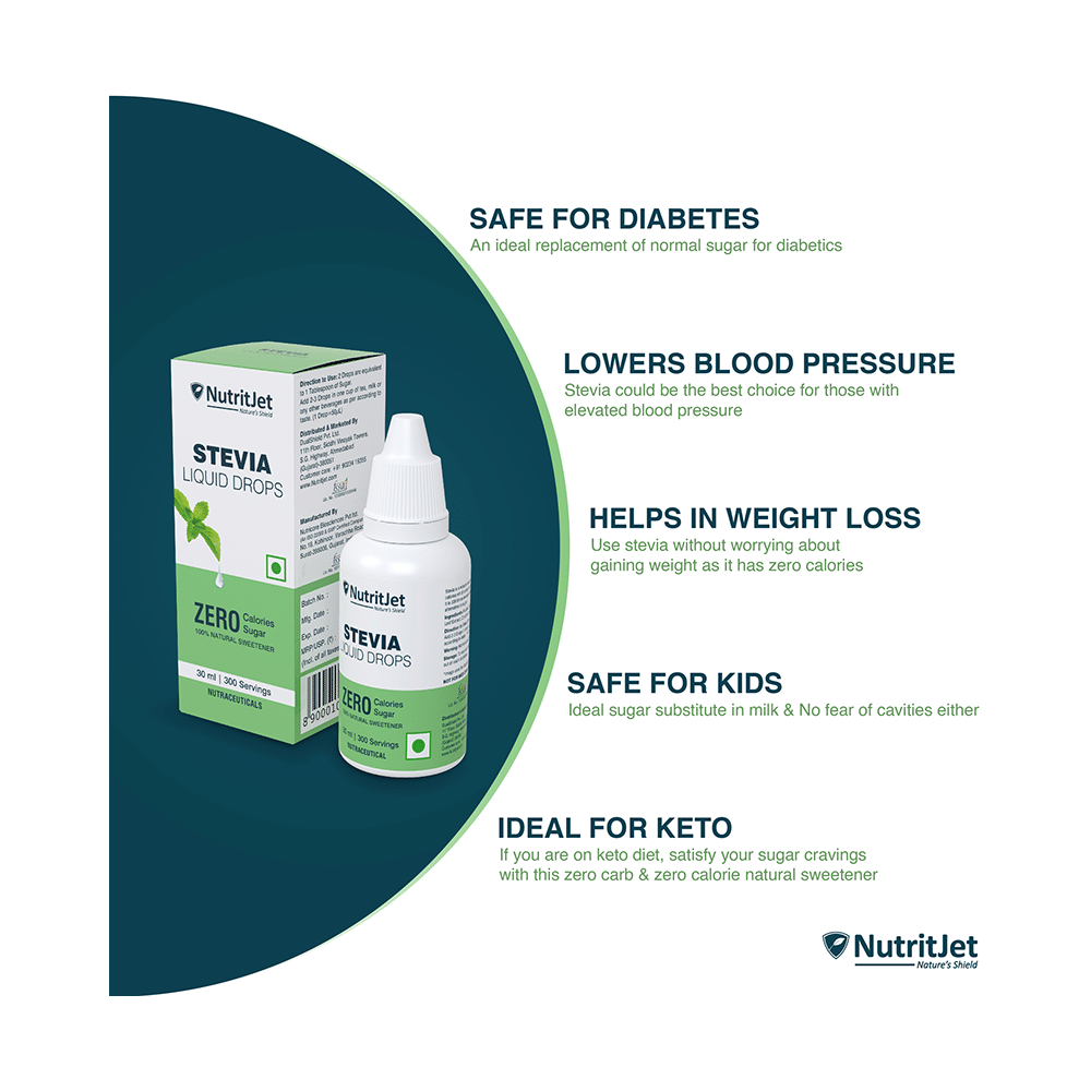 NutritJet Stevia Liquid Drops - Image 4