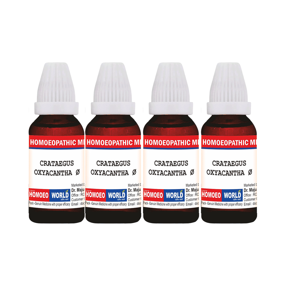 Dr. Majumder Homeo World Crataegus Oxyacantha Mother Tincture (30ml Each) Q