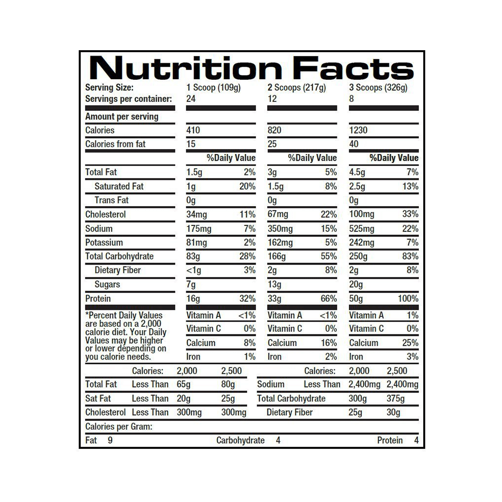 Pro Supps Incredibulk Weight Gainer Formula Cookies & Cream - Image 3