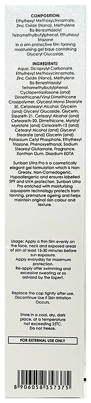 Sunban Ultra Pro Gel SPF 35+ - Image 3