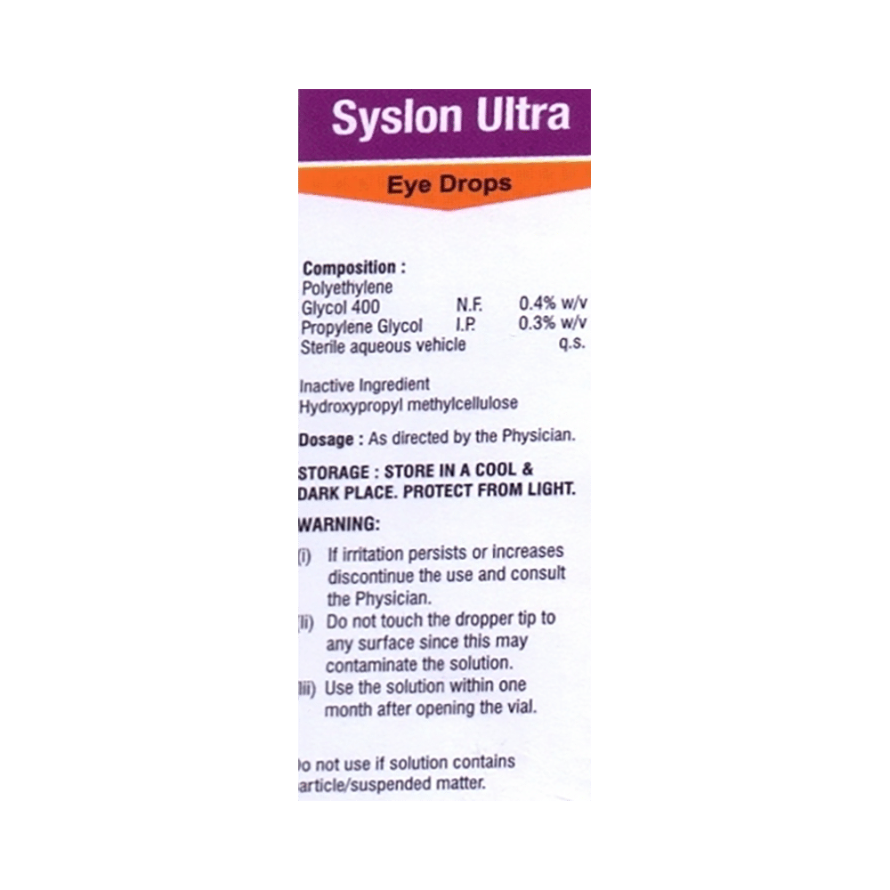 Syslon Ultra Eye Drop - Image 2