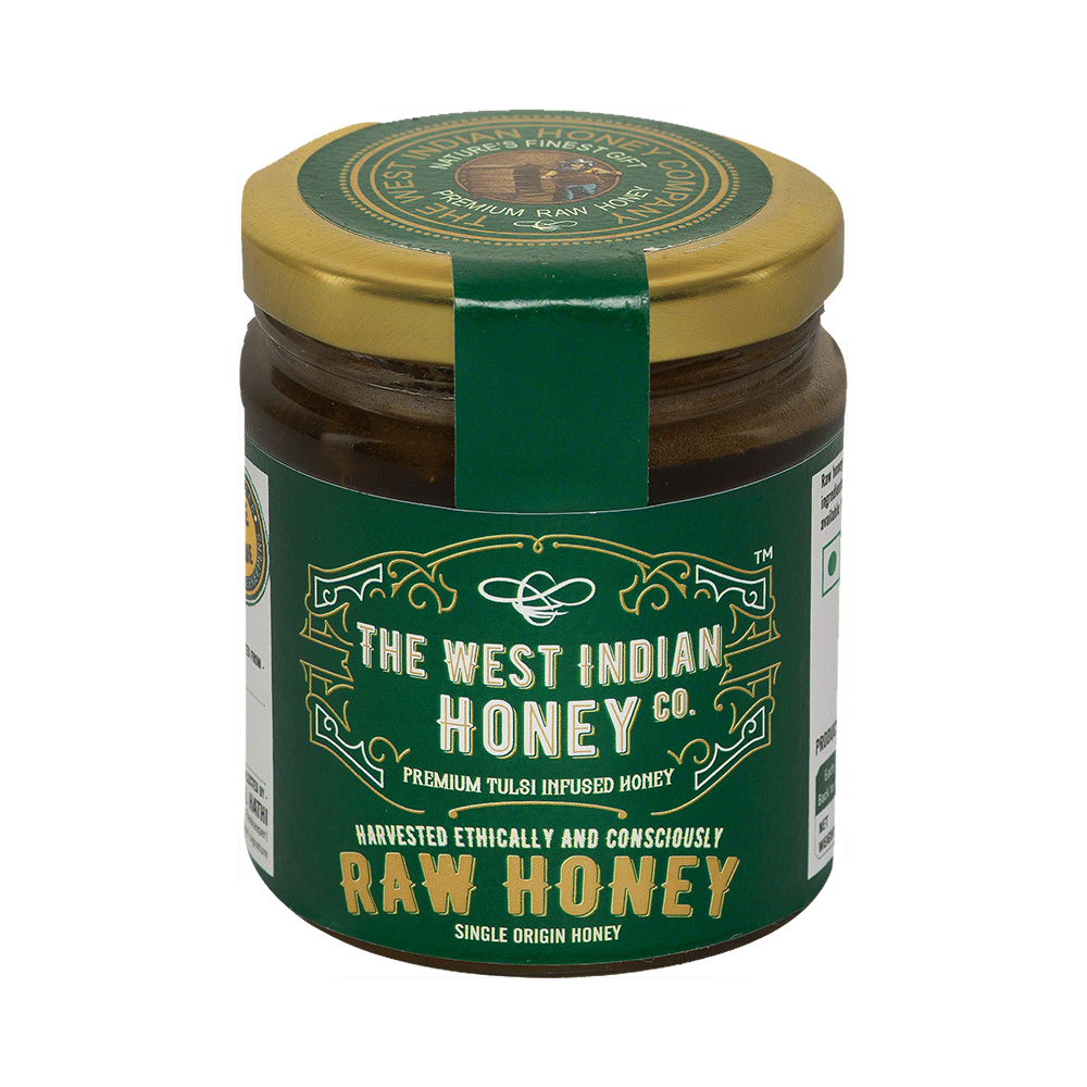 The West Indian Honey Co. Premium Tulsi Infused Honey (250gm Each)