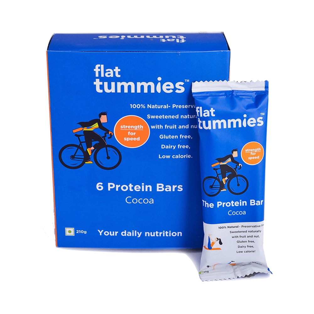 Flat Tummies Protein Bar (35gm Each) Cocoa - Image 1