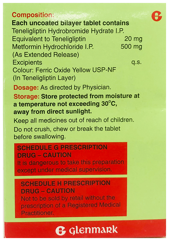 Zita-Met 500mg/20mg Tablet ER - Image 2