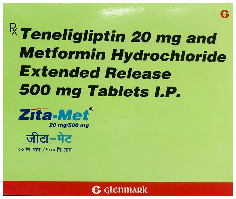 Zita-Met 500mg/20mg Tablet ER - Image 1