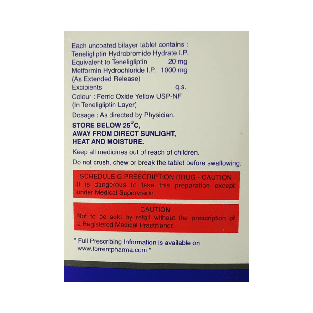 Tenepure-M 1000 Tablet ER - Image 2