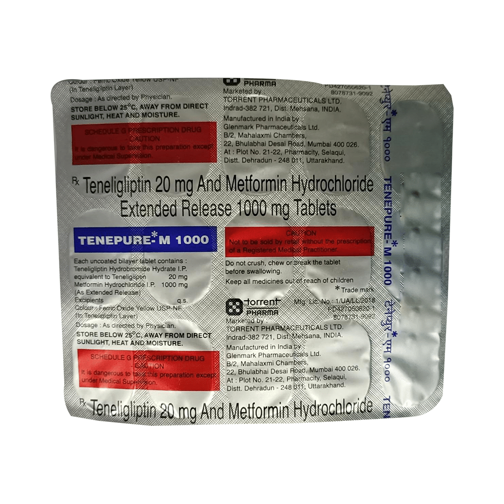 Tenepure-M 1000 Tablet ER - Image 4