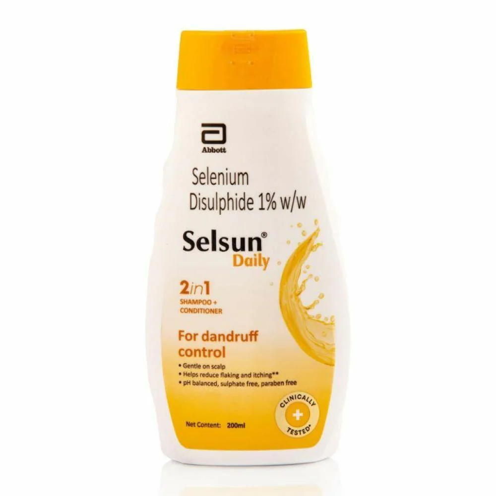 Selsun Daily 2-in-1 Shampoo+Conditioner For Dandruff Control 200ml