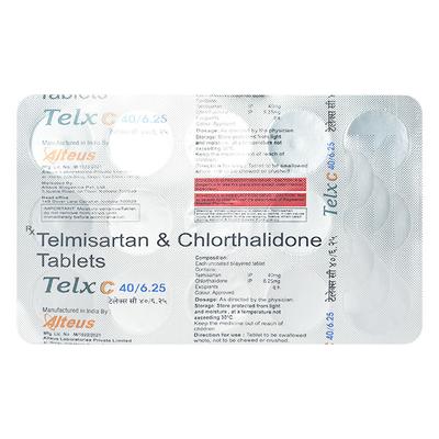 Telx C 40mg/6.25mg Tablet