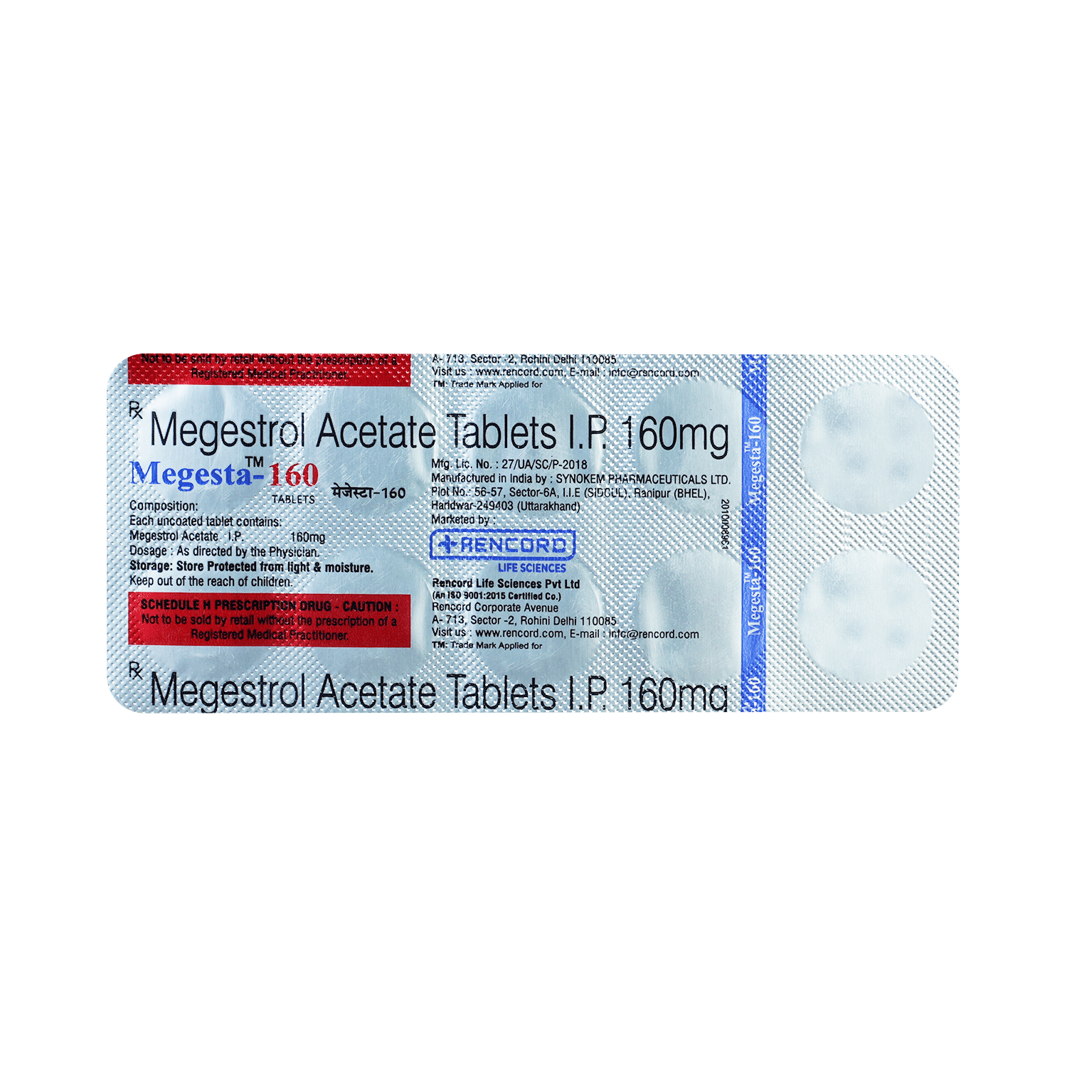 Megesta 160 Tablet - Image 5