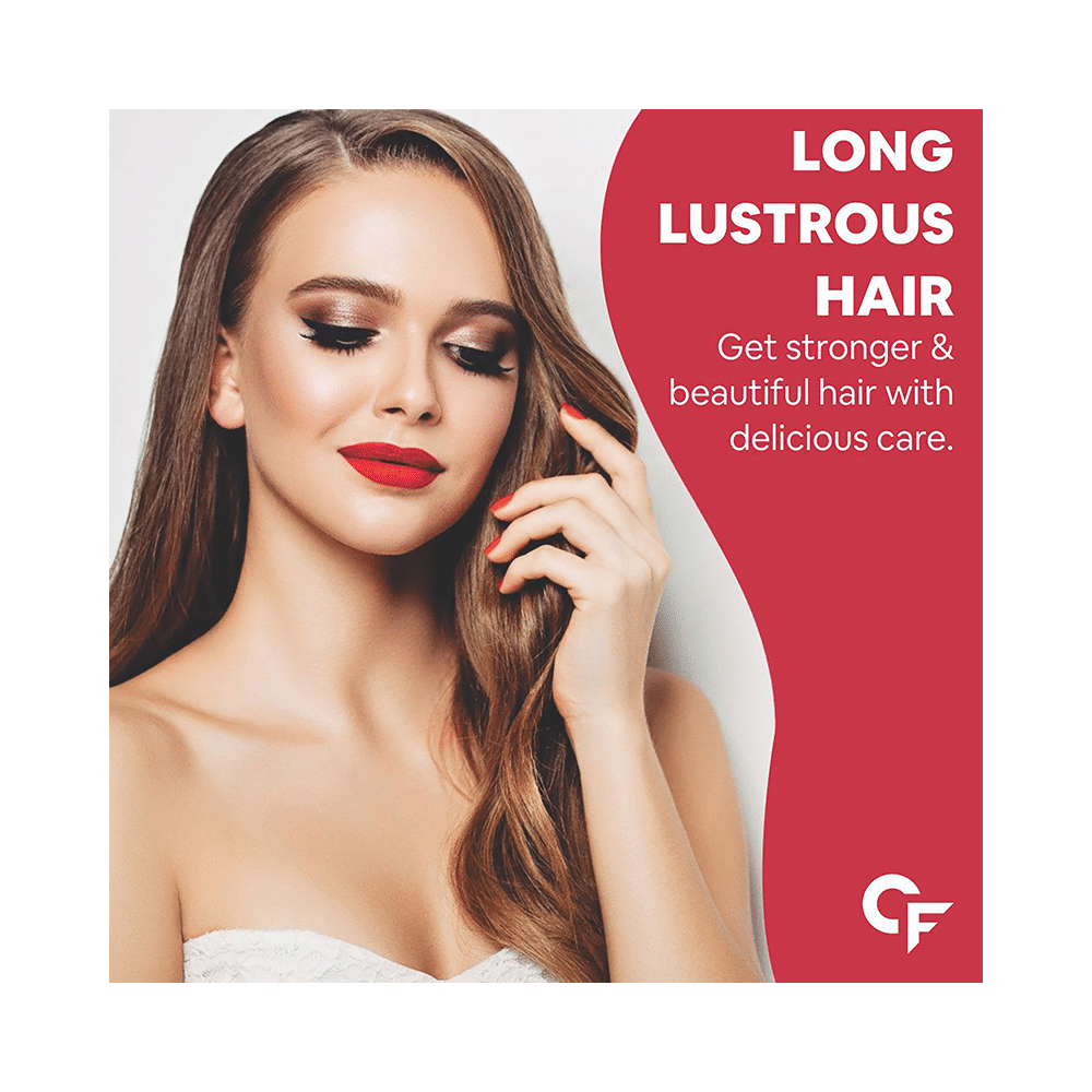 Carbamide Forte Biotin with Hyaluronic Acid & Amla | For Skin, Hair & Nail Health | Flavour Strawberry - Image 7