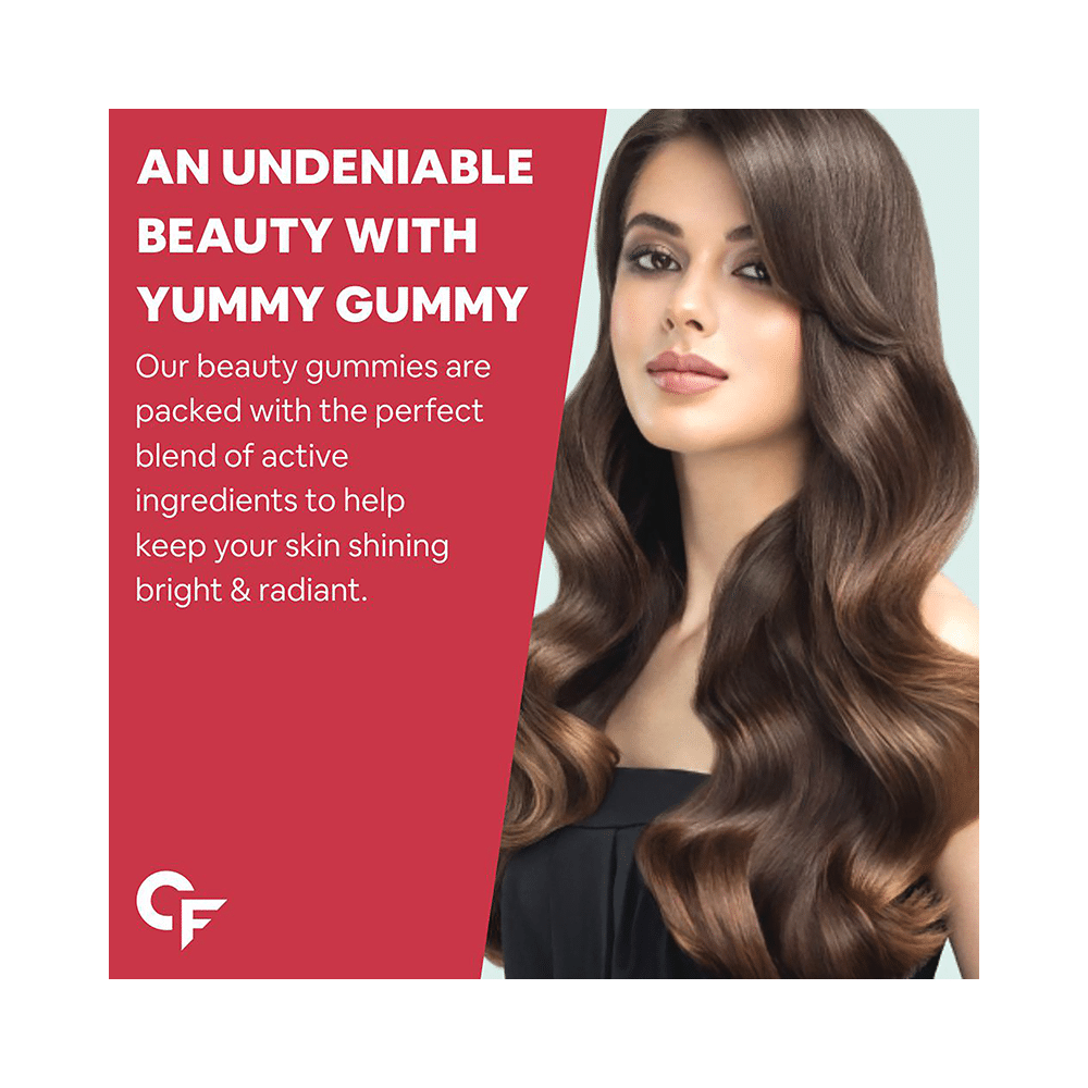 Carbamide Forte Biotin with Hyaluronic Acid & Amla | For Skin, Hair & Nail Health | Flavour Strawberry - Image 6