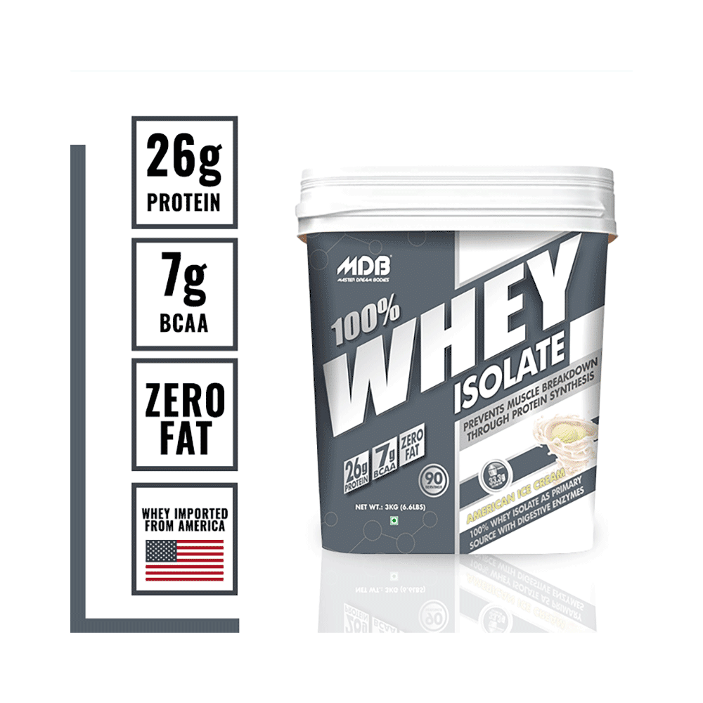 MDB Master Dream Bodies 100% Whey Isolate American Ice Cream - Image 4