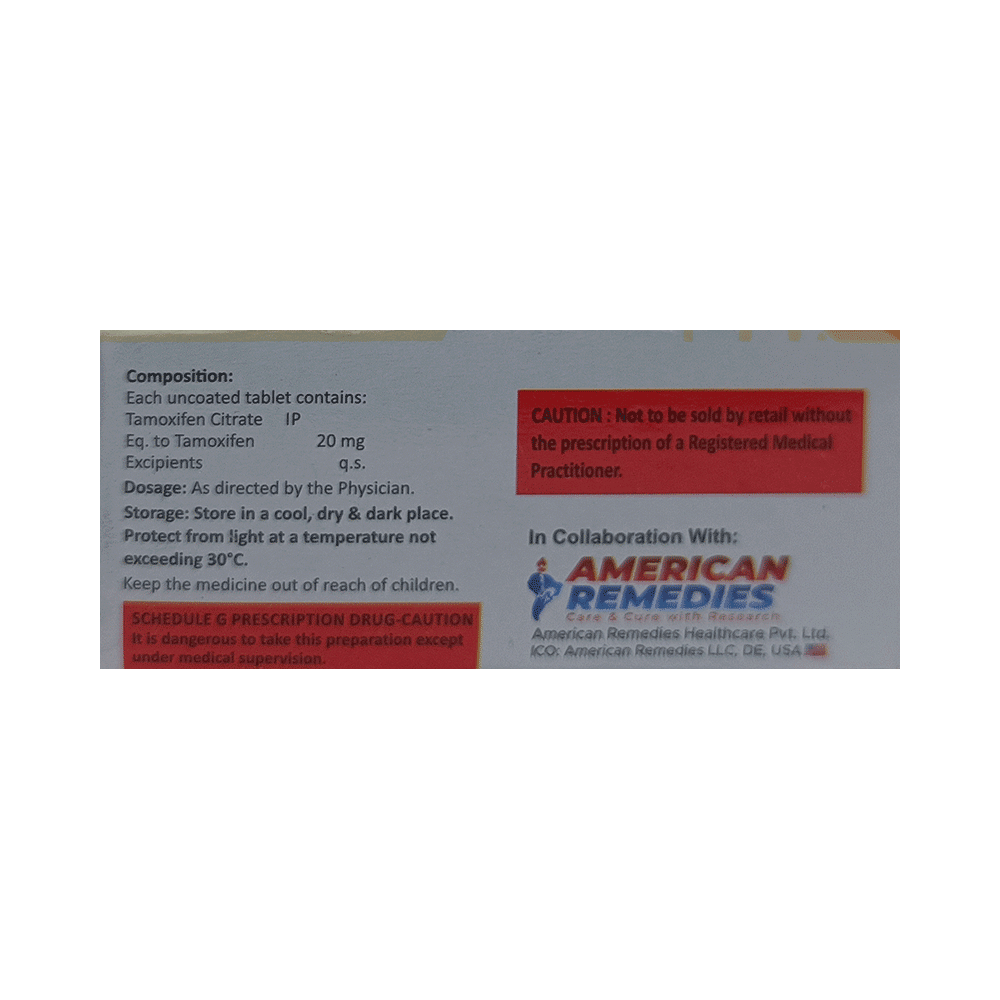 Tamoxican 20 Tablet - Image 2