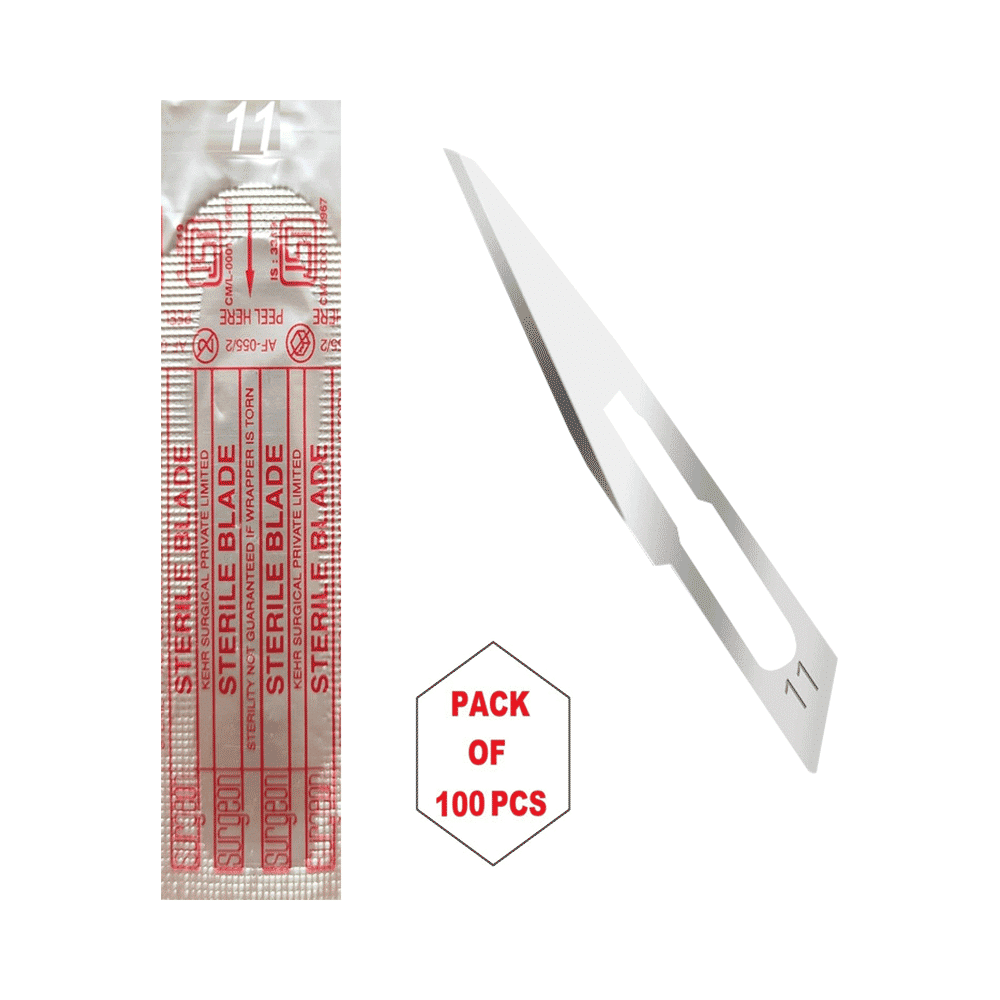 Agarwals Carbon Steel Sterile Surgical Blade  11 - Image 2