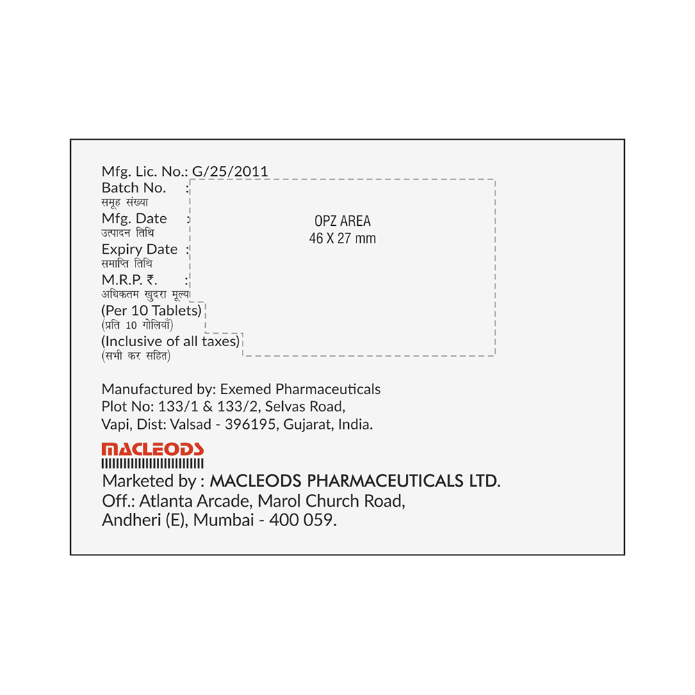 Vildamac DP 5mg/100mg Tablet - Image 3