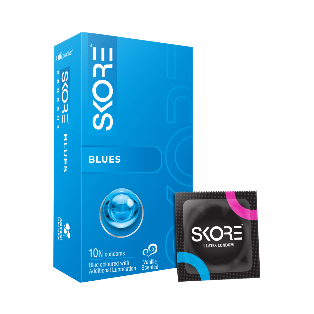 Skore Blues Condom - Image 1