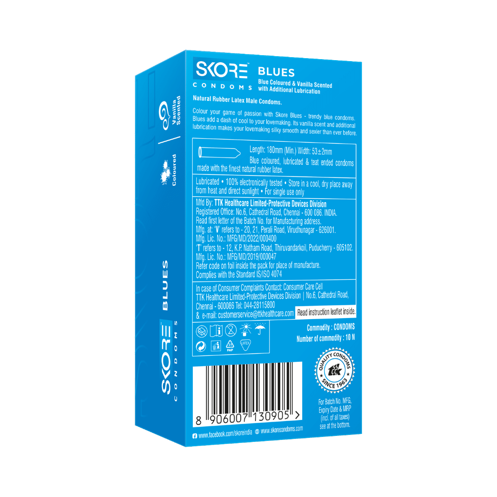 Skore Blues Condom - Image 2