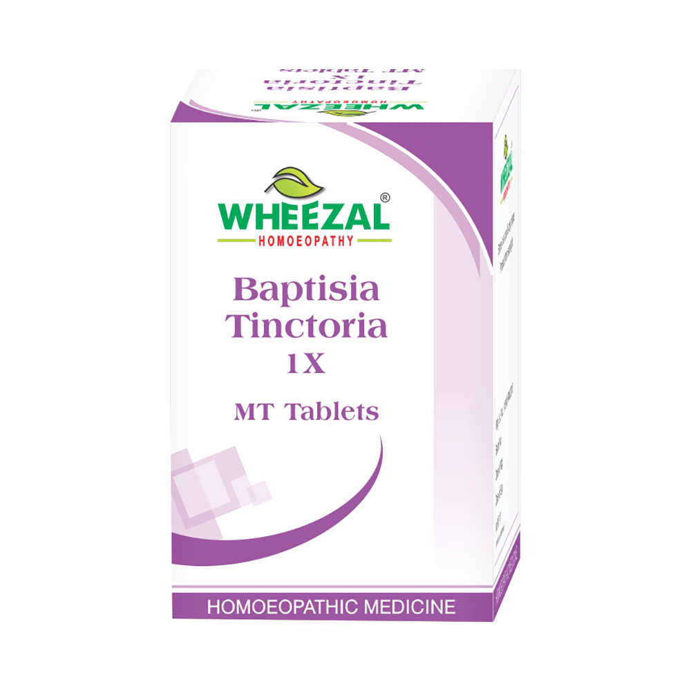 Wheezal Baptisia Tinctoria 1X MT Tablet