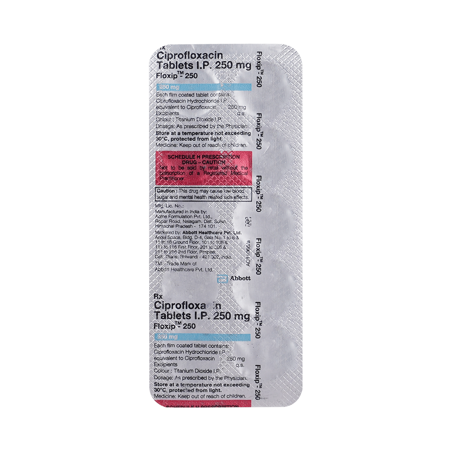 Floxip 250 Tablet - Image 3