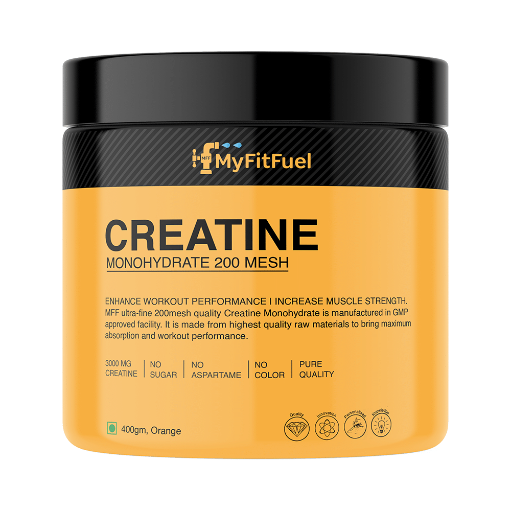 MyFitFuel Creatine Monohydrate 200 Mesh Powder Orange - Image 1