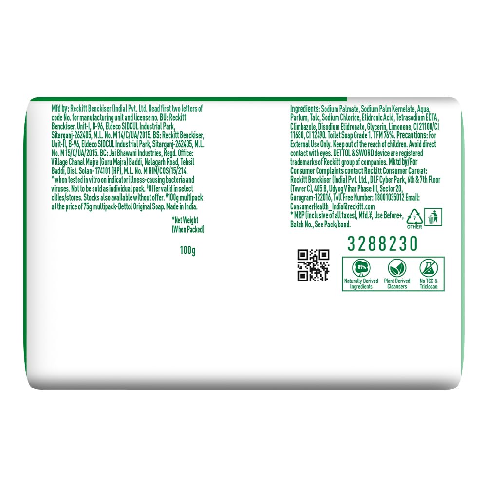 Dettol Original Soap 100gm - Image 2