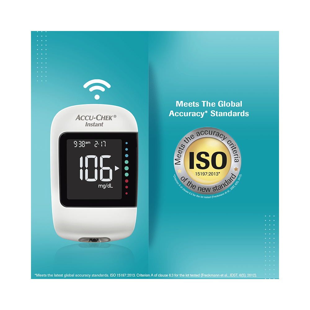 Accu-Chek Instant Glucometer Combo Pack with Free 10 Test Strips | mySugr App | Wireless | Blood Glucose Monitors | Diabetes Monitoring Devices - Image 3