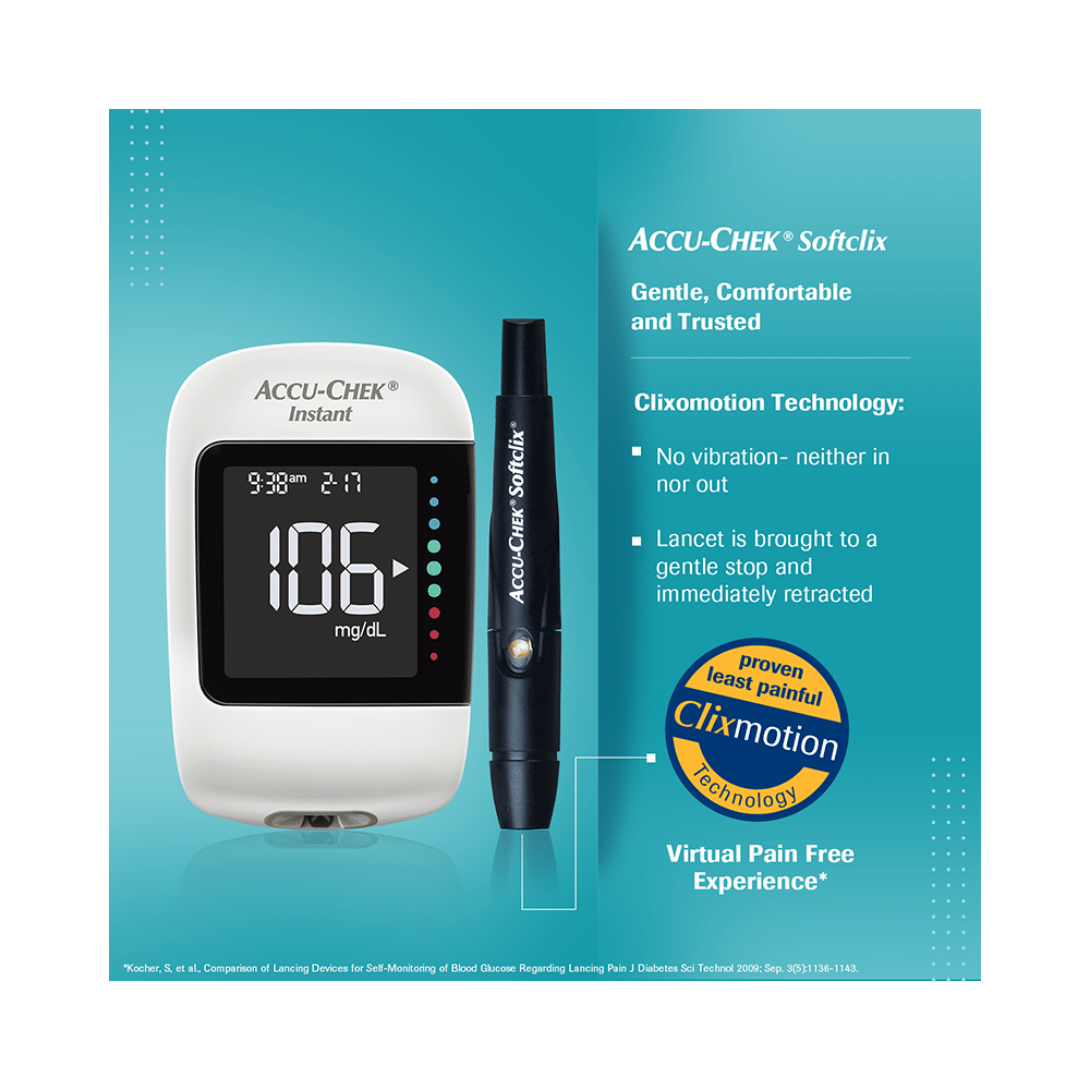Accu-Chek Instant Glucometer Combo Pack with Free 10 Test Strips | mySugr App | Wireless | Blood Glucose Monitors | Diabetes Monitoring Devices - Image 6