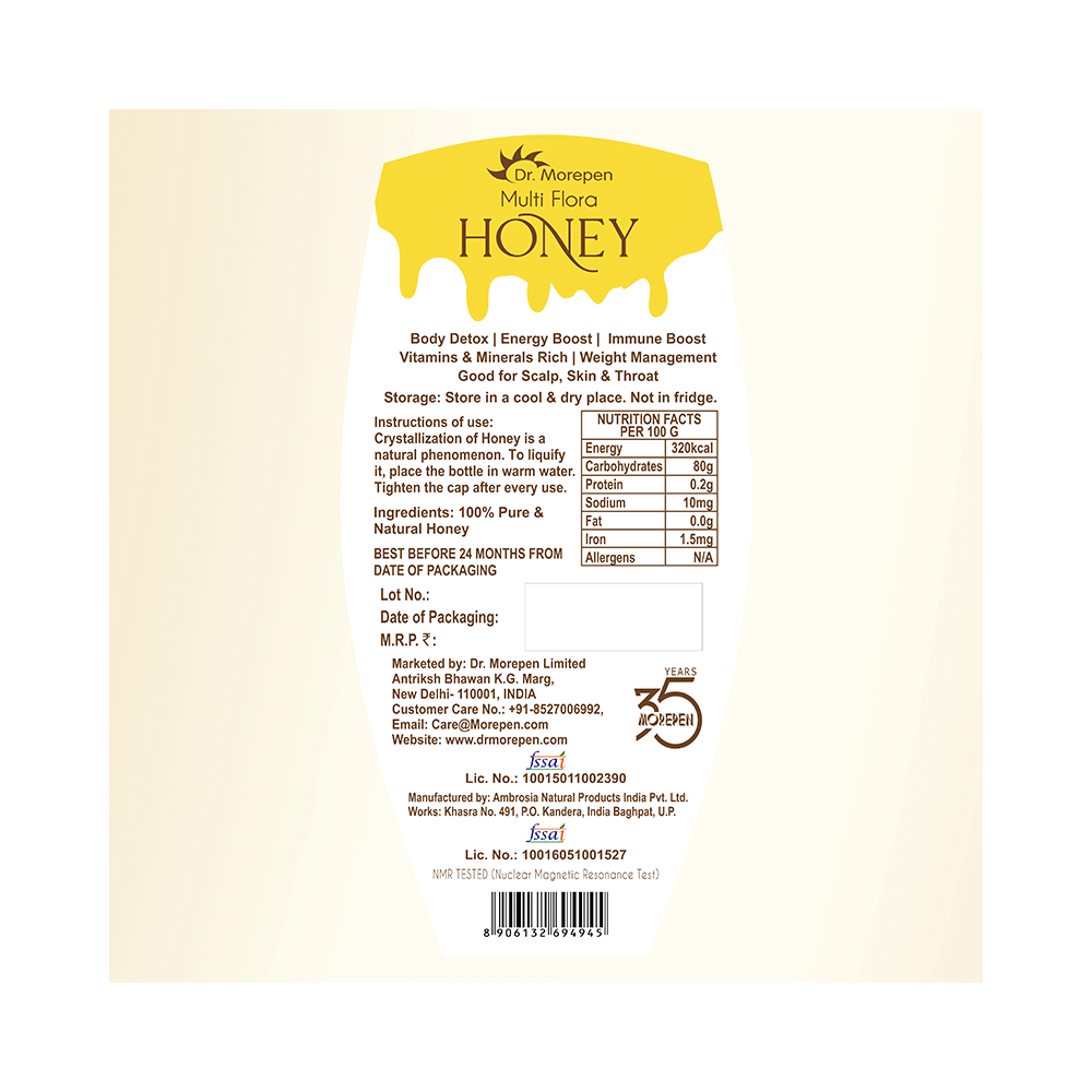 Dr. Morepen Multi Flora Honey - Image 7