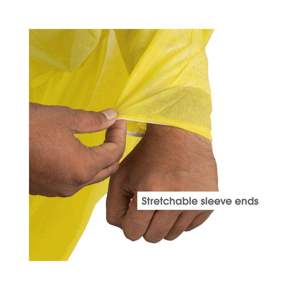 NMPL Hygiene Care Surgical Gown Yellow - Image 4