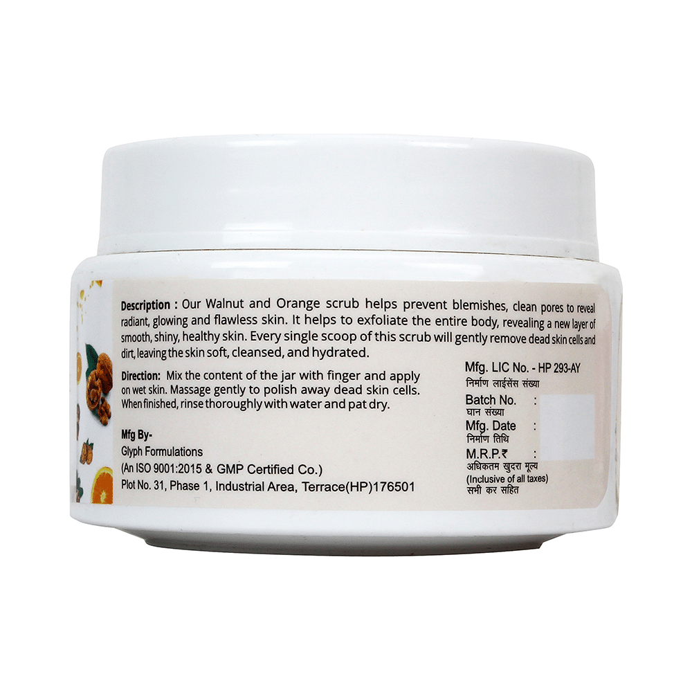 Globus Naturals Walnut & Orange Face & Body Scrub - Image 2