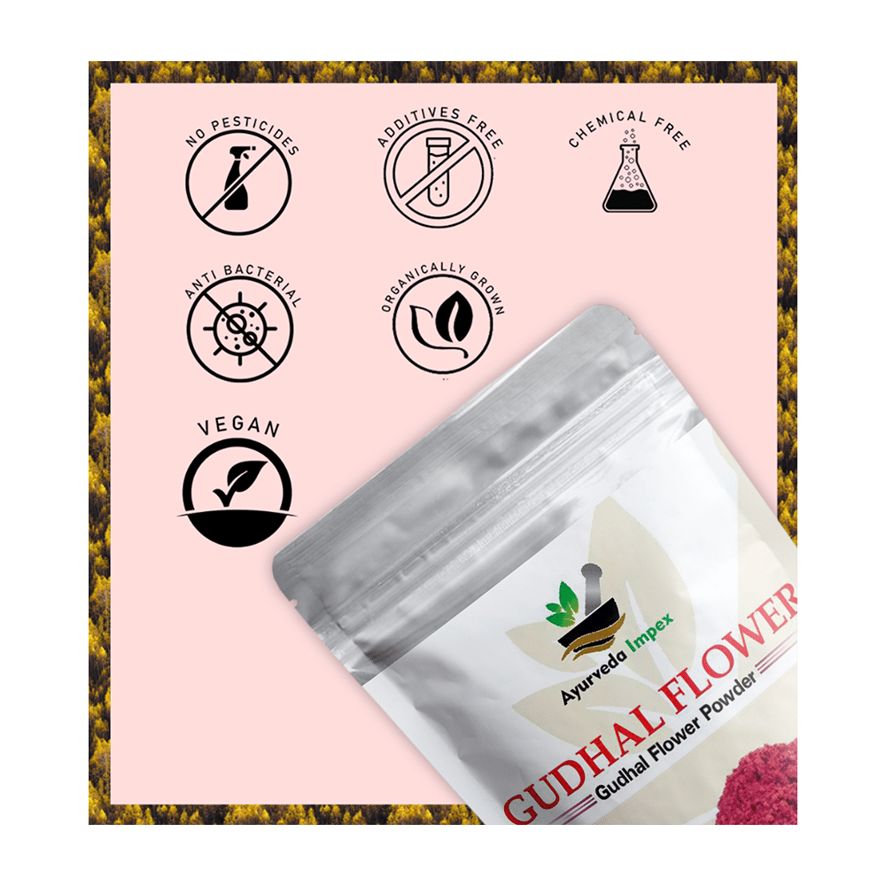 Ayurveda Impex Gudhal Flower Powder - Image 3