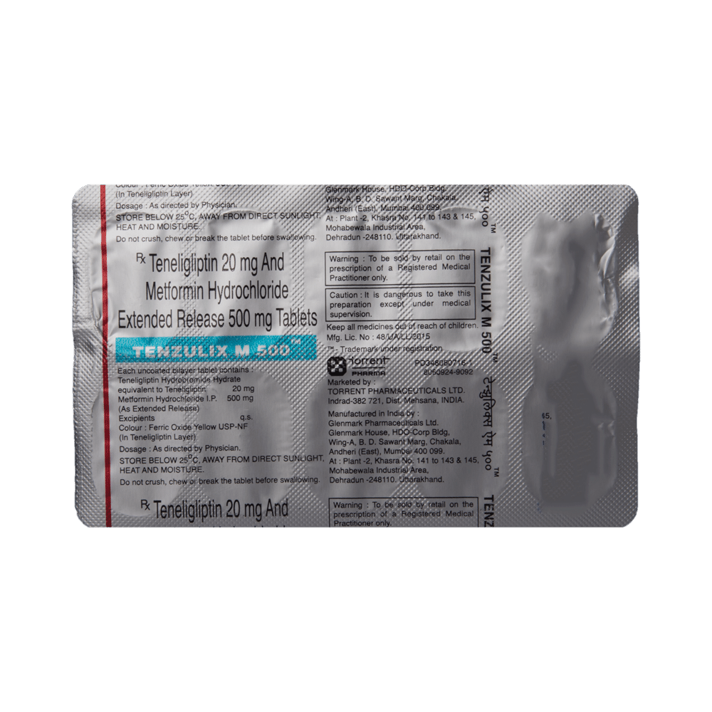 Tenzulix M 500 Tablet ER - Image 5