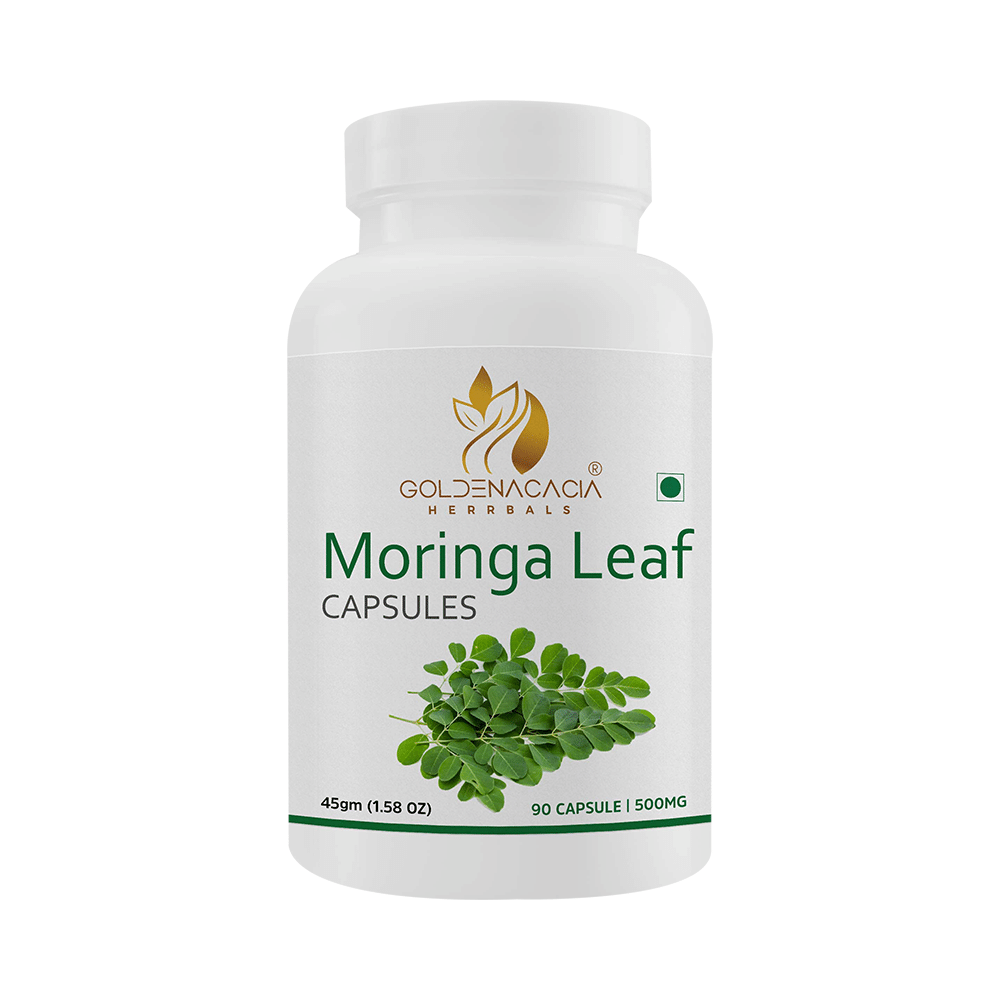 Goldenacacia Herrbals Moringa Leaf 500mg Capsule - Image 1