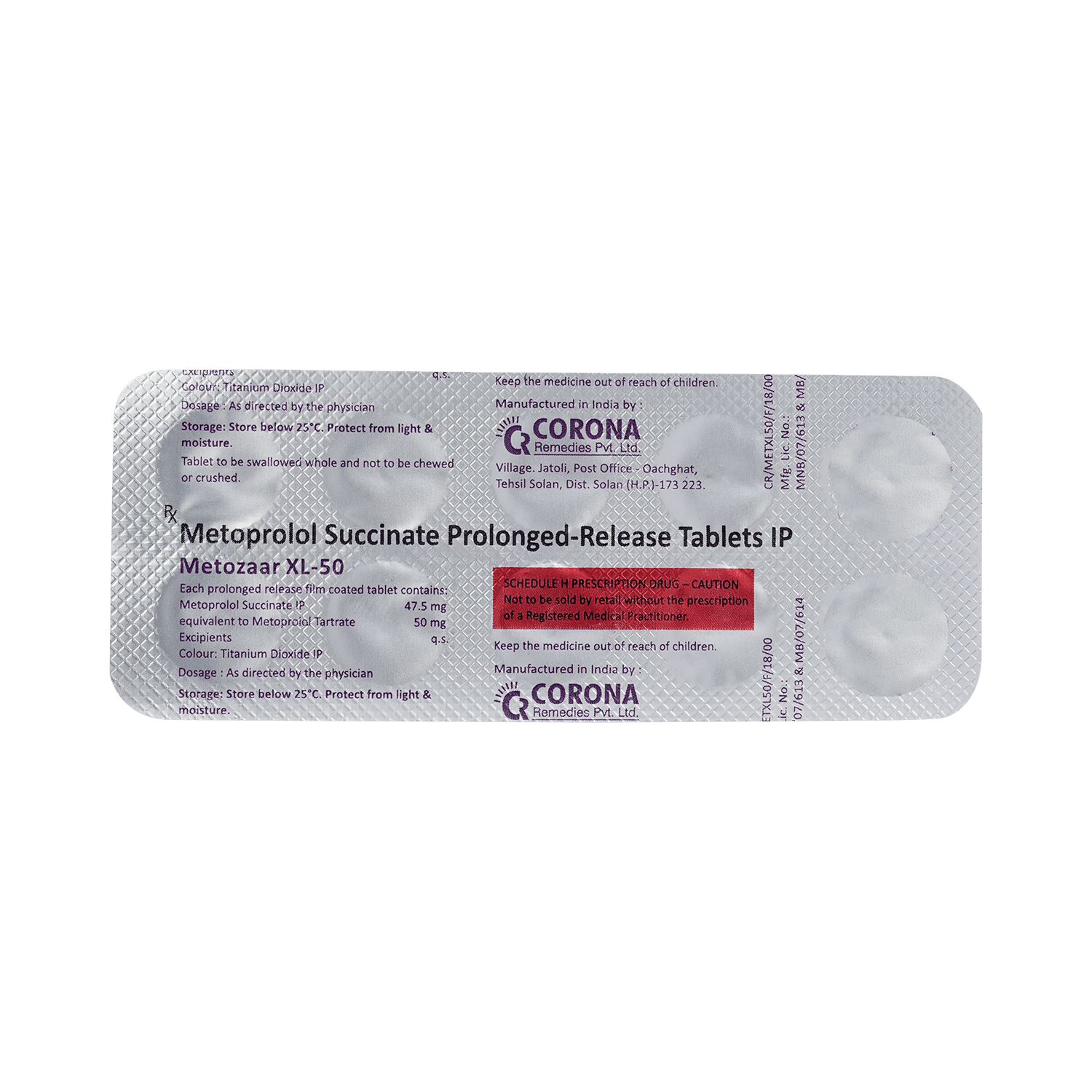 Metozaar XL 50 Tablet - Image 6