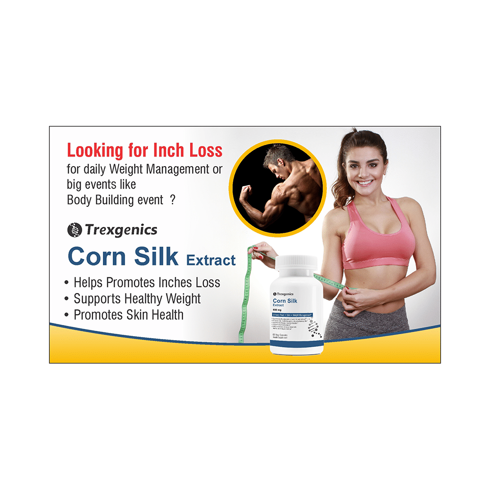 Trexgenics Corn Silk Extract 600mg Veg. Capsules - Image 4
