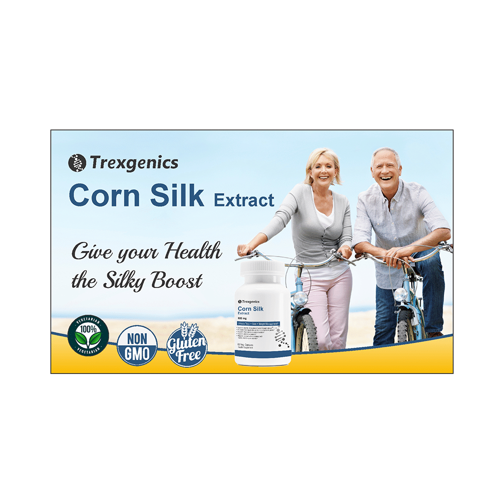 Trexgenics Corn Silk Extract 600mg Veg. Capsules - Image 5