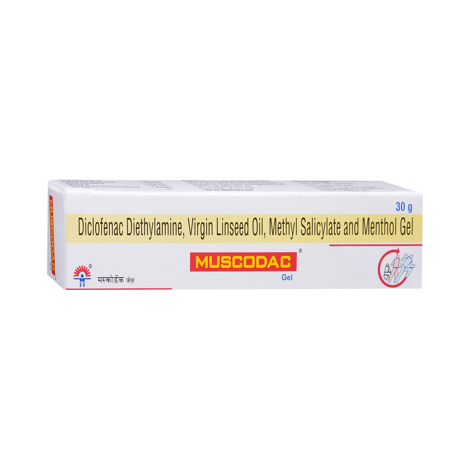 Muscodac Pain Relief Gel with Diclofenac Diethylamine & Menthol - Image 2