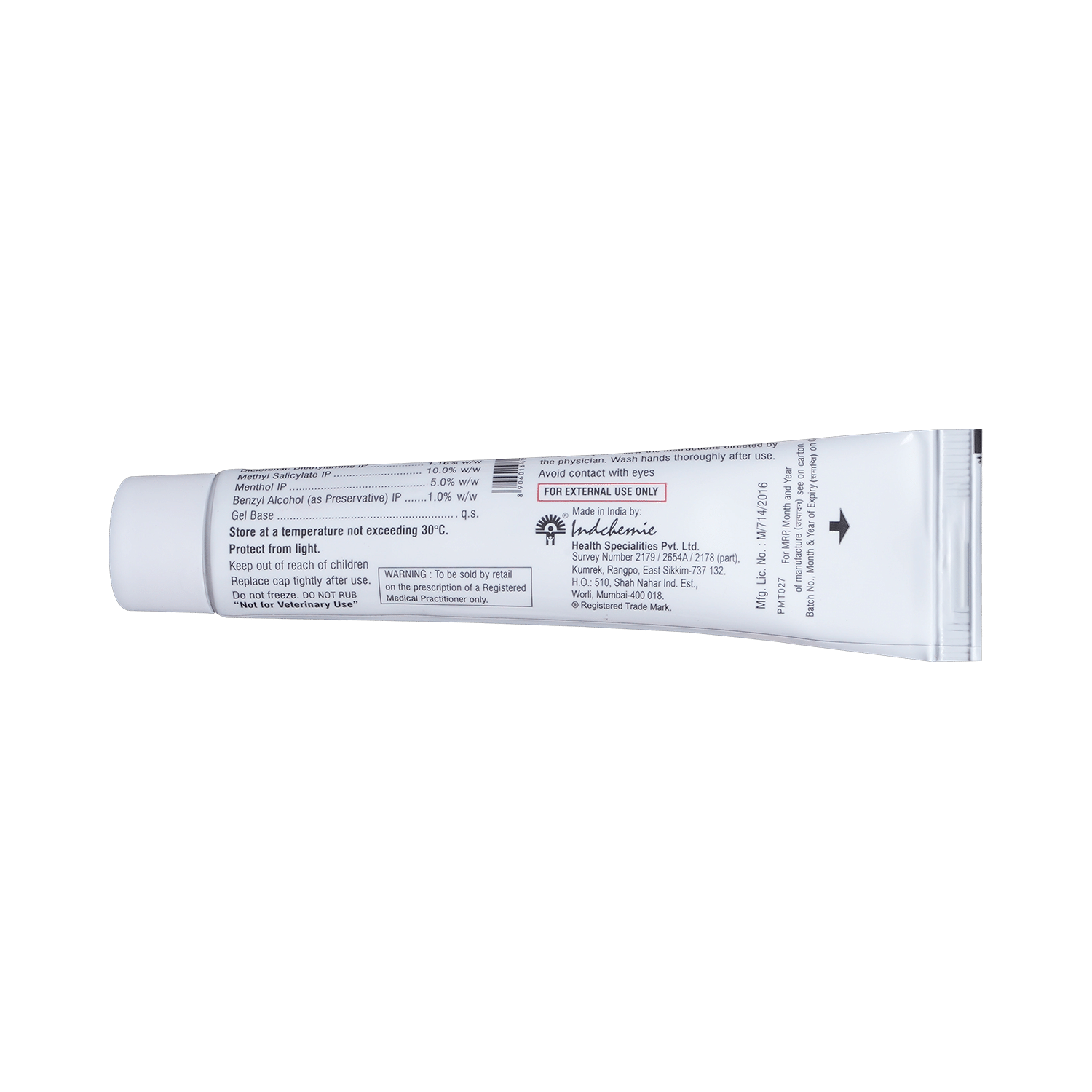 Muscodac Pain Relief Gel with Diclofenac Diethylamine & Menthol - Image 5