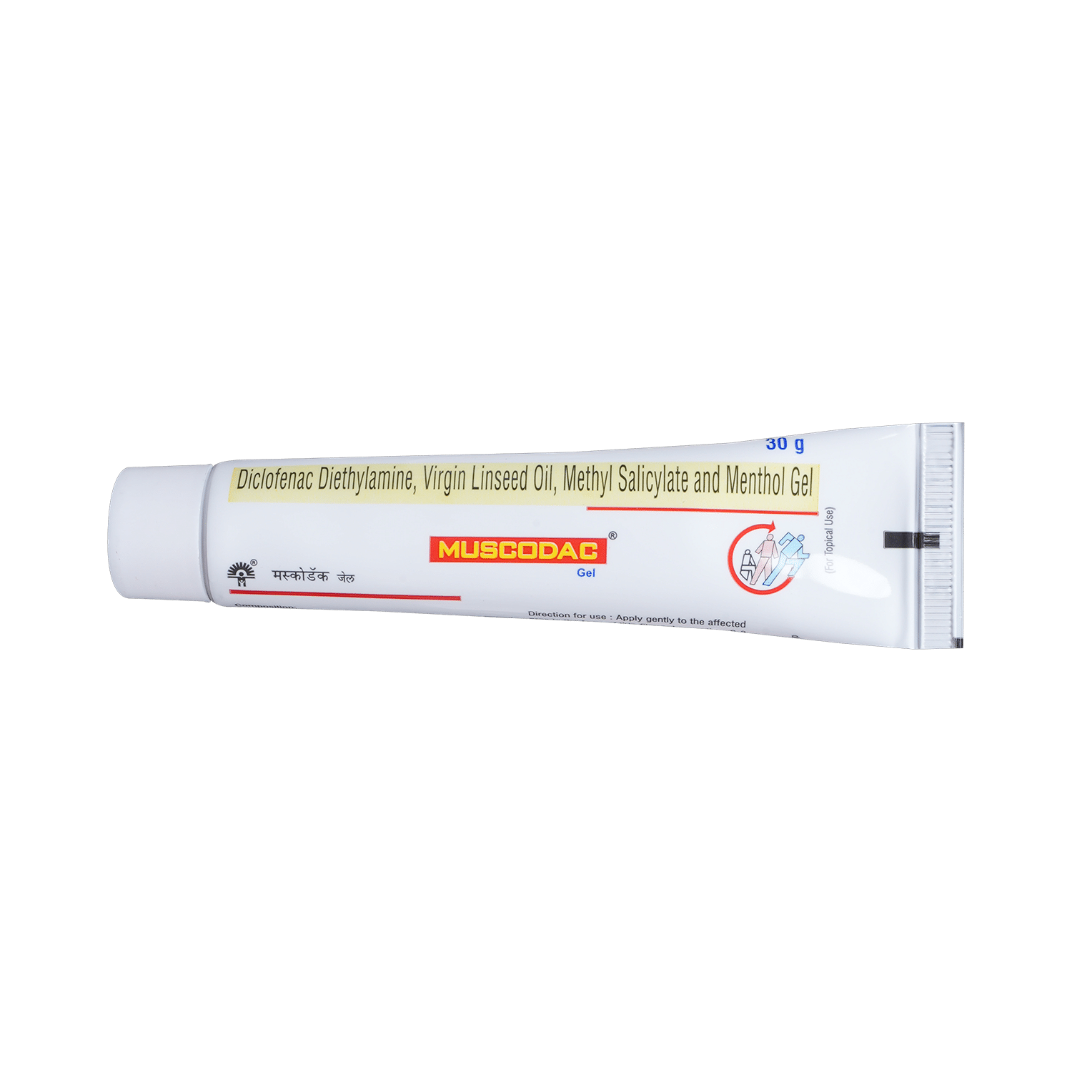 Muscodac Pain Relief Gel with Diclofenac Diethylamine & Menthol - Image 4