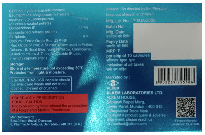 Es-omepraz -DSR Capsule - Image 2