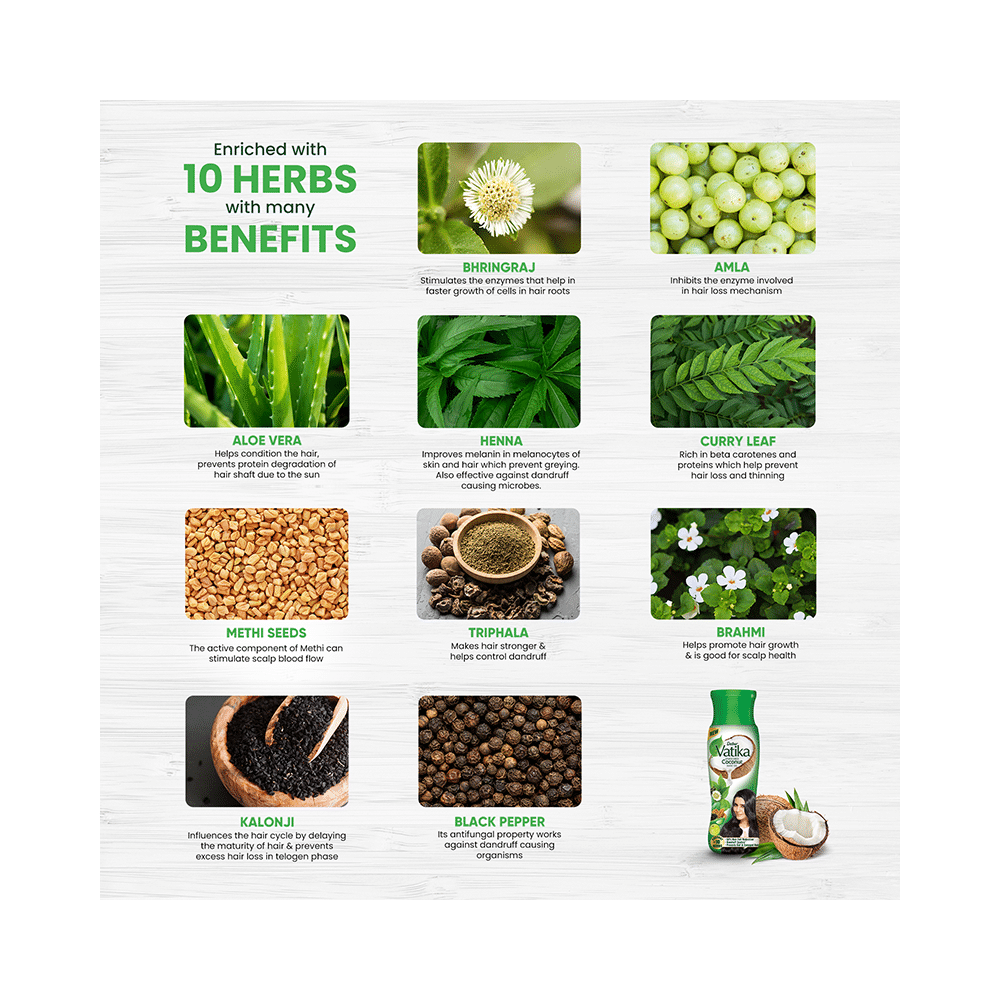 Dabur Vatika Enriched Coconut  Hair Oil - Image 7