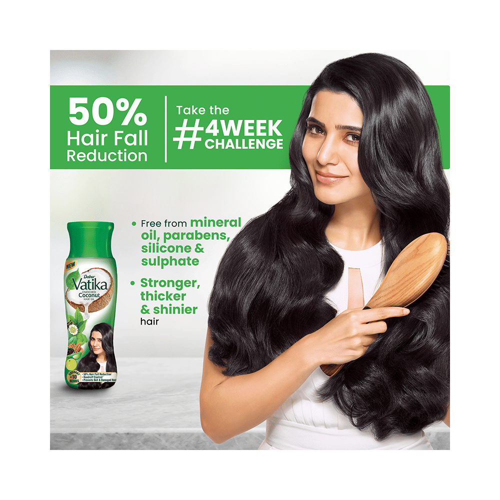 Dabur Vatika Enriched Coconut  Hair Oil - Image 5