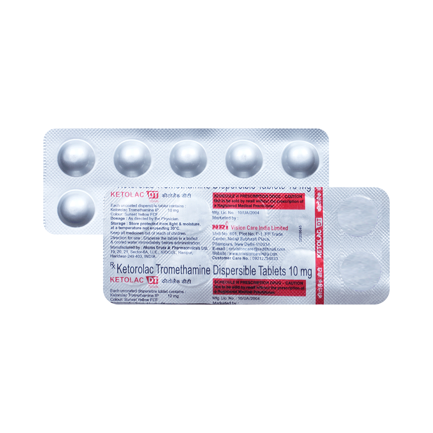 Ketolac 10mg Tablet DT - Image 3