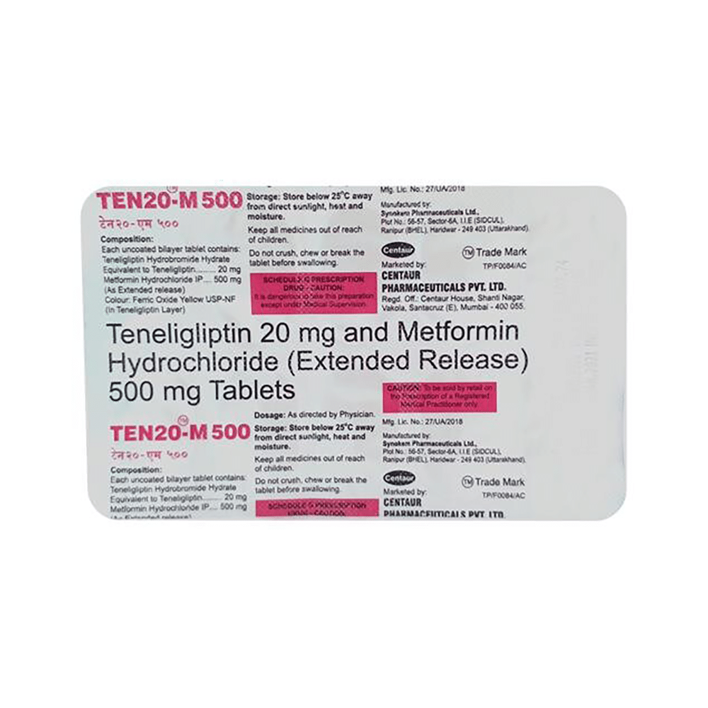 Ten20 M 500 Tablet ER - Image 3