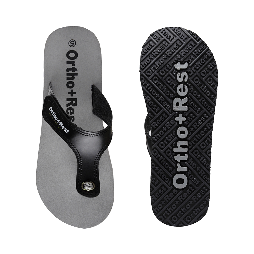 Ortho + Rest L700 Extra Soft Flip Flop Orthopedic Slippers for Women & Girls Grey 5 - Image 6